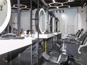 Luxury modern mens salon for sale in Sharjah